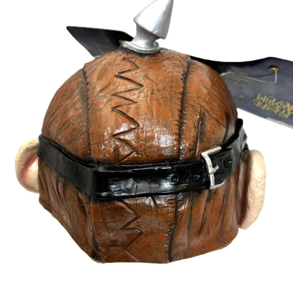 Crazy Ace Google Eyed Flight Helmet Vinyl Cap Mask Fright Asylum NWT NOS VTG
